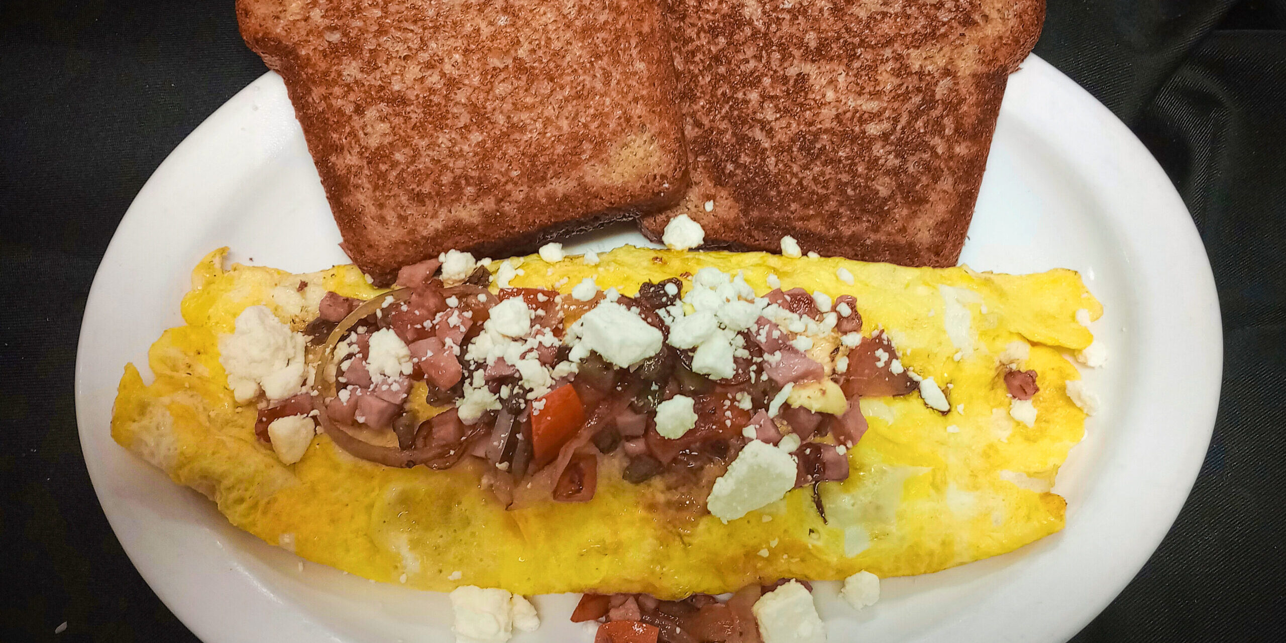 tribute to sioux city omelet with a side of toast